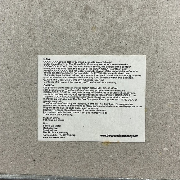 The tin company Coca Cola Santa tin plaque - Picture 3 of 5